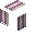 Purple Striped Awning