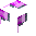 Magenta Laser Light