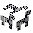 Mutant Skeleton Horse Sticker